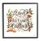 Stupell Industries Autumn is Calling Phrase Framed Giclee Art